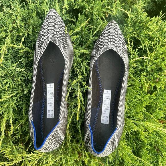 Rothy's The Point Lapis Python Snake Print‎ Women’s Flats Size 9 Shoes - Picture 8 of 17